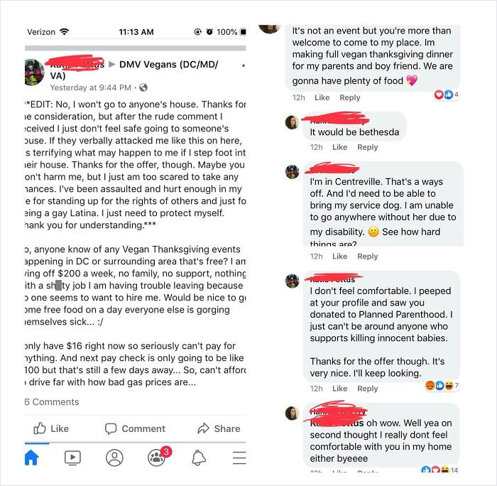 Begs For A Free Thanksgiving Meal Then Smashes A Generous Offer