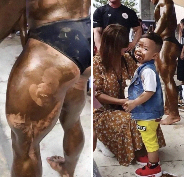 To Hug The Bodybuilder