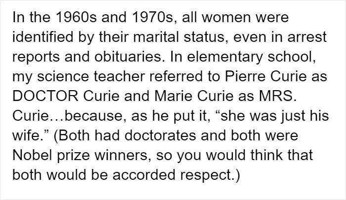&ldquo;People Now Do Not Realize What It Was Like Then&rdquo;: Tumblr User Lists What Things Weren't Legal For Women In The 1960s