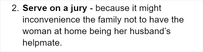 &ldquo;People Now Do Not Realize What It Was Like Then&rdquo;: Tumblr User Lists What Things Weren't Legal For Women In The 1960s