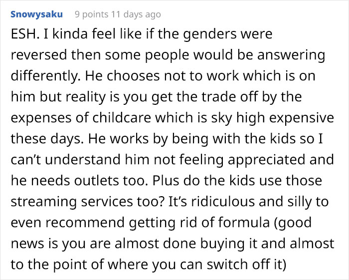 Mom Pays For Her Unemployed Husband's 5+ Streaming Services, Asks Him To Pick One And He Loses It