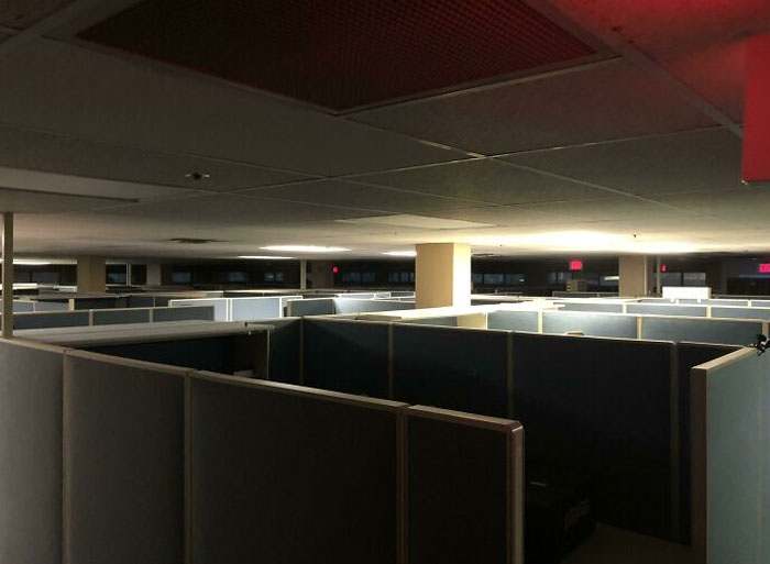 Eerily Quiet In Cubicle Land