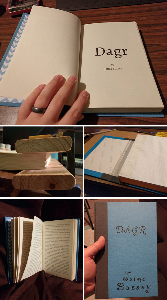 My Wife Wrote A Book, So For Her Birthday I Bound It