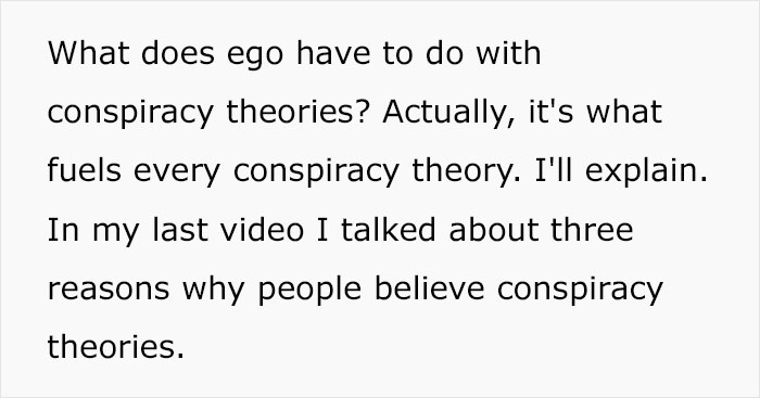 Psychology Educator Gives 4 Reasons Explaining Why People Fall For Conspiracy Theories