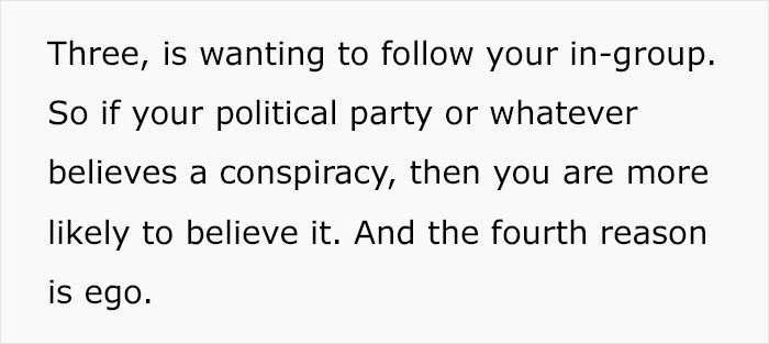 Psychology Educator Gives 4 Reasons Explaining Why People Fall For Conspiracy Theories