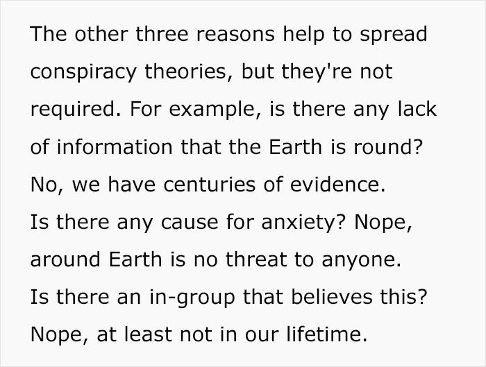 Psychology Educator Gives 4 Reasons Explaining Why People Fall For Conspiracy Theories
