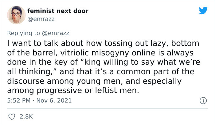 Woman Calls Out Toxic Men Who Pass Off Their Misogyny As 'Edgy' Jokes, Shows Horrific Screenshots