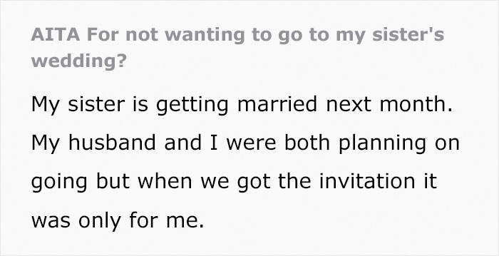 &lsquo;My Sister Won&rsquo;t Invite My Husband To Her Wedding Because He&rsquo;s In A Wheelchair&rsquo;