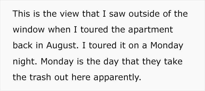 Woman Rents An Apartment In New York For $1,575, Is Shocked After Moving In By The Awful View From Her Only Window Woman Rents An Apartment In New York For $1,575, Is Shocked After Moving In By The Awful View From Her Only Window