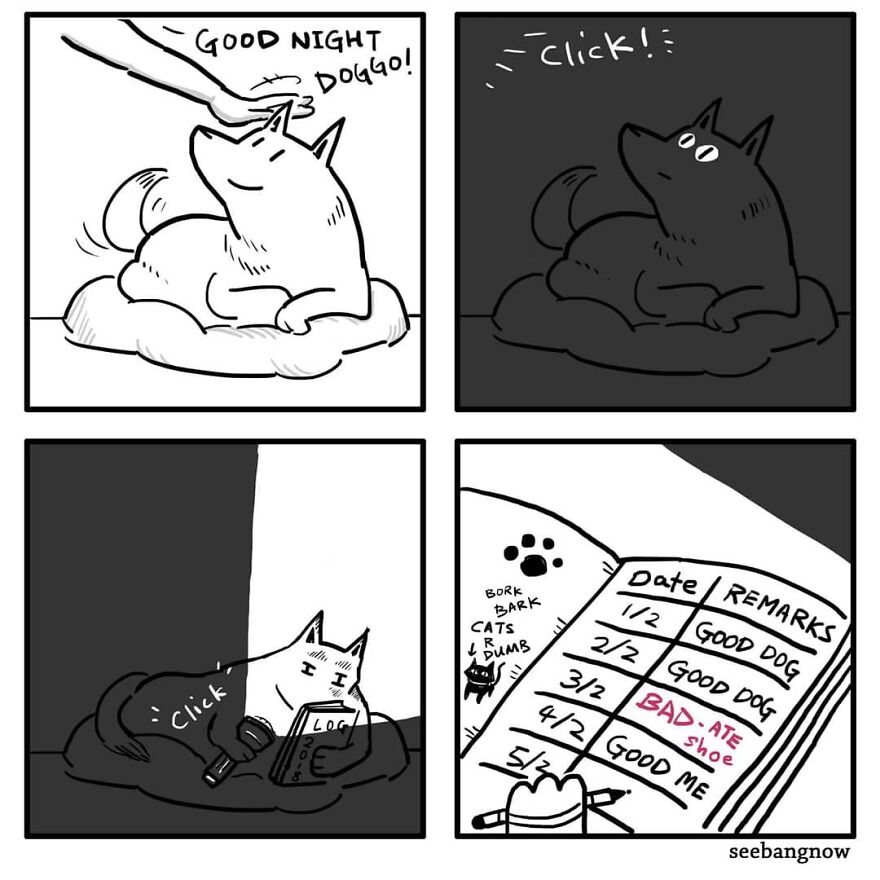 Illustrator Shows In Funny Comics What Dogs Really Think (30 Comics)