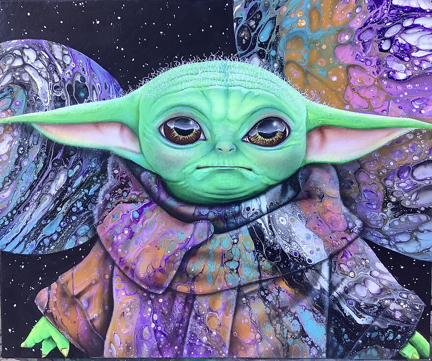 Some Of My Favorite Movie Characters Brought To Life Through My Artwork.