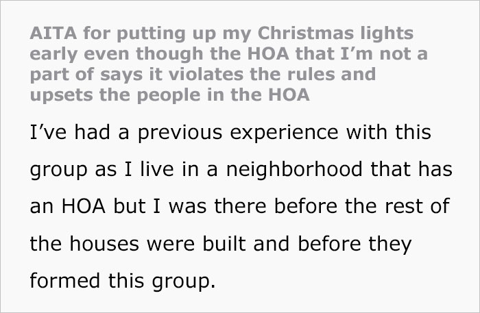HOA Tries To Impose Christmas Light Rules On This Guy Who Doesn&rsquo;t Belong To The Association, He Isn&rsquo;t Putting Up With It