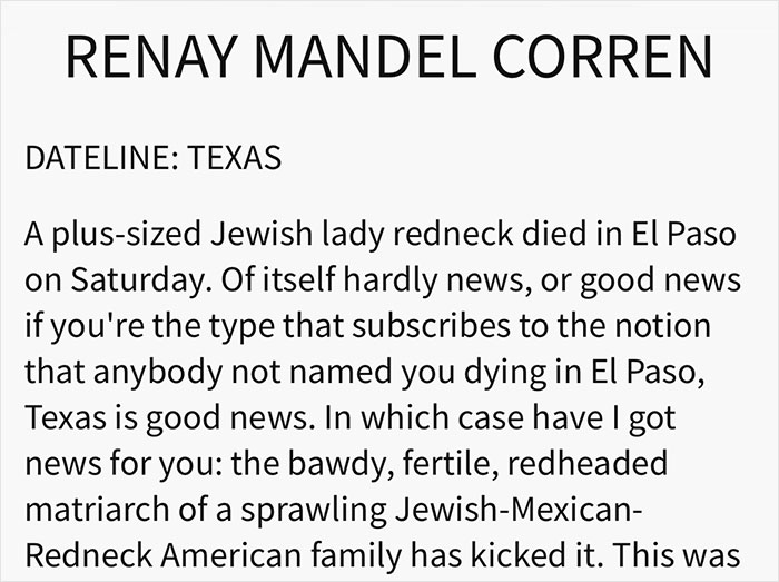 People Are Cracking Up Over This Hilariously Savage Obituary Gay Son Wrote For His Mother