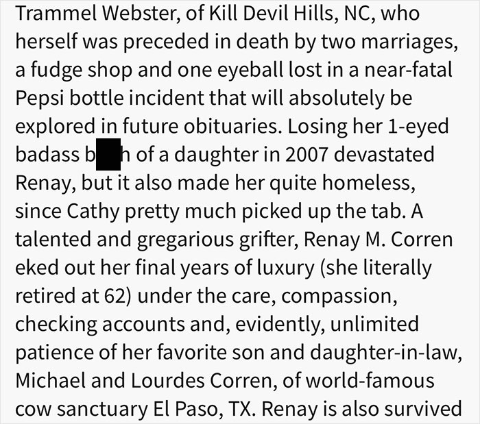 People Are Cracking Up Over This Hilariously Savage Obituary Gay Son Wrote For His Mother