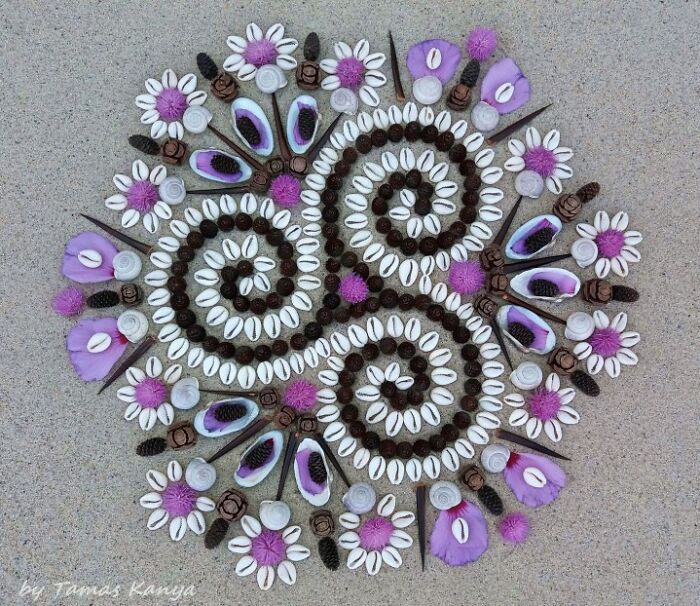 Land Art Mandala Compositions By Tamas Kanya