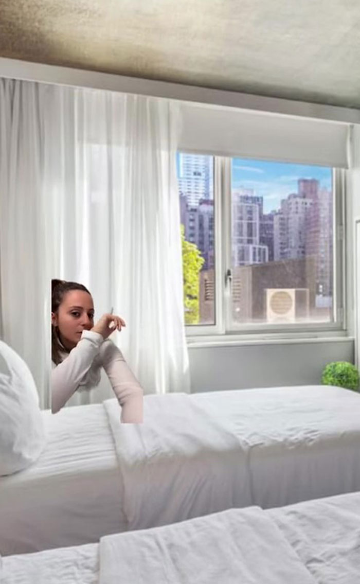 Lady Shows Tiktok How She Settled In An AirBnB Only To Discover Her Window Was A One-Way Mirror Into A Restaurant Lady Shows Tiktok How She Settled In An AirBnB Only To Discover Her Window Was A One-Way Mirror Into A Restaurant