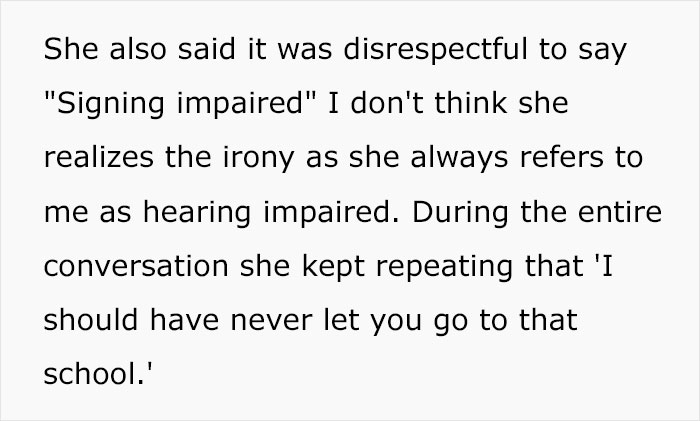 Unsupportive Mom Upset After Her Deaf Daughter Decides To Hold Her Wedding Ceremony In Sign Language