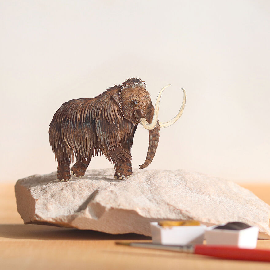 I Created Miniature Paper Cut Artworks Every Day For 1000 Days To Create Awareness About Wildlife