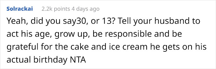 Delusional Guy Lists The Things He Expects For His "Birthday Month" And They Are Ridiculous