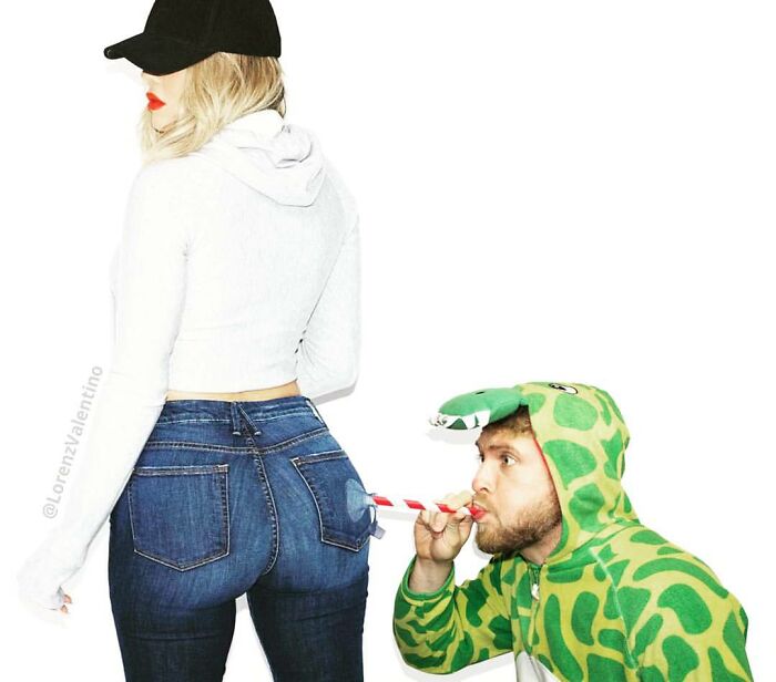 Meet Lorenz Valentino, The Friend Of Celebrities With The Help Of Photoshop (44 New Pics)