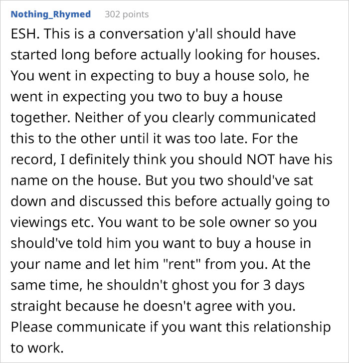 &ldquo;He Hasn&rsquo;t Talked To Me For 3 Days Now&rdquo;: Boyfriend Upset His Name Won&rsquo;t Be On House His GF Is Buying For Them