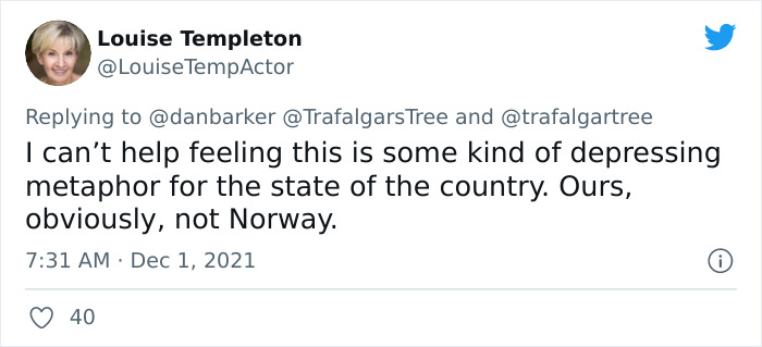 Brits Can&rsquo;t Contain Their Laughter After Norway Sent Them Their Special Christmas Tree (24 Reactions)
