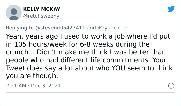 Man Tries To Laugh At People Who Feel Exhausted After 40h Workweek Because He Works Way More, Gets Laughed At Instead