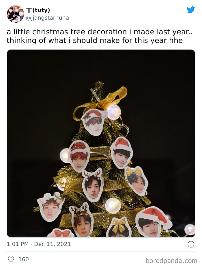 Last Year, I Wanted To Have Small Decorations In My Room, When There's A Small Christmas Tree