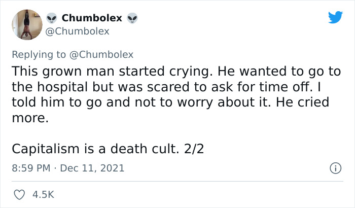 This Supervisor Shared How He Made His Limping Employee Cry By Offering Him Time Off To Get His Leg Checked, Starting A Discussion Online