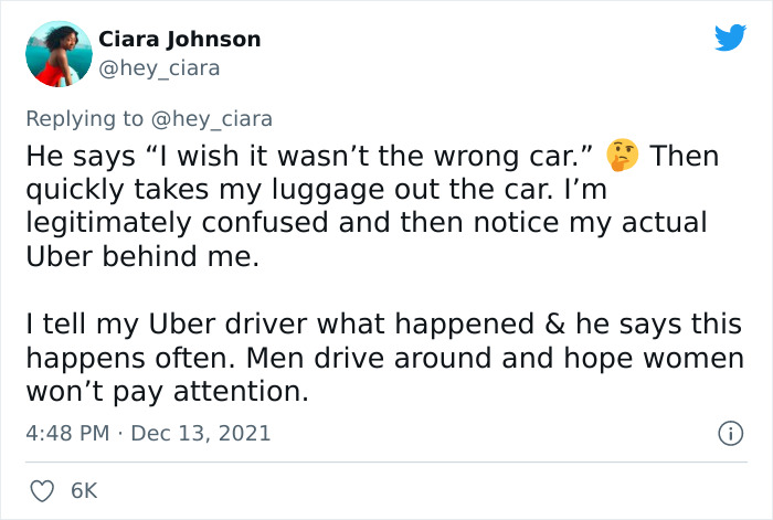 Woman Tweets Story Of How Checking An Uber Driver&rsquo;s License Plate Saved Her From Possibly Being Trafficked