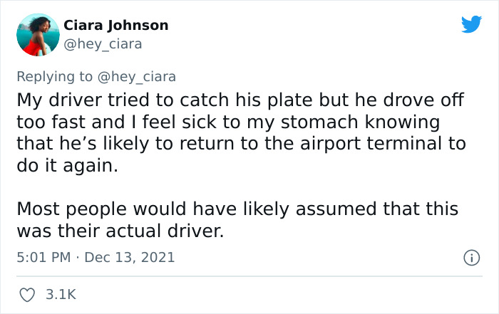Woman Tweets Story Of How Checking An Uber Driver&rsquo;s License Plate Saved Her From Possibly Being Trafficked