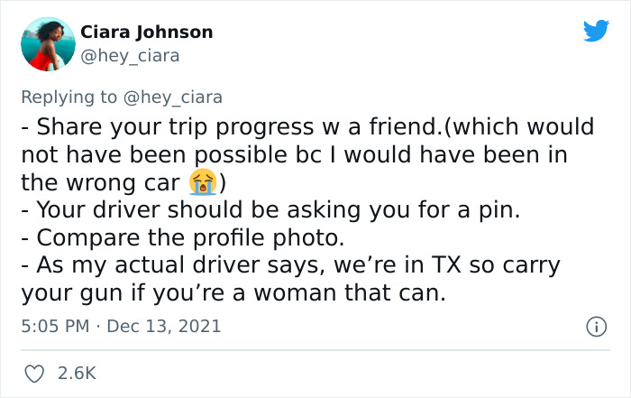 Woman Tweets Story Of How Checking An Uber Driver&rsquo;s License Plate Saved Her From Possibly Being Trafficked