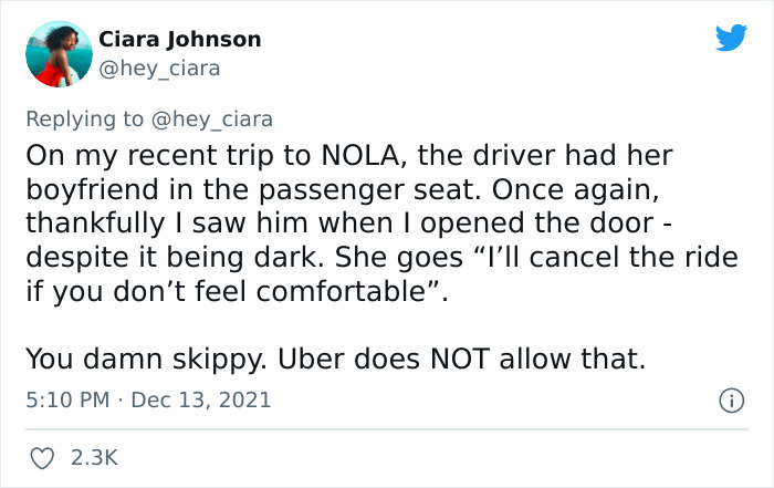 Woman Tweets Story Of How Checking An Uber Driver&rsquo;s License Plate Saved Her From Possibly Being Trafficked