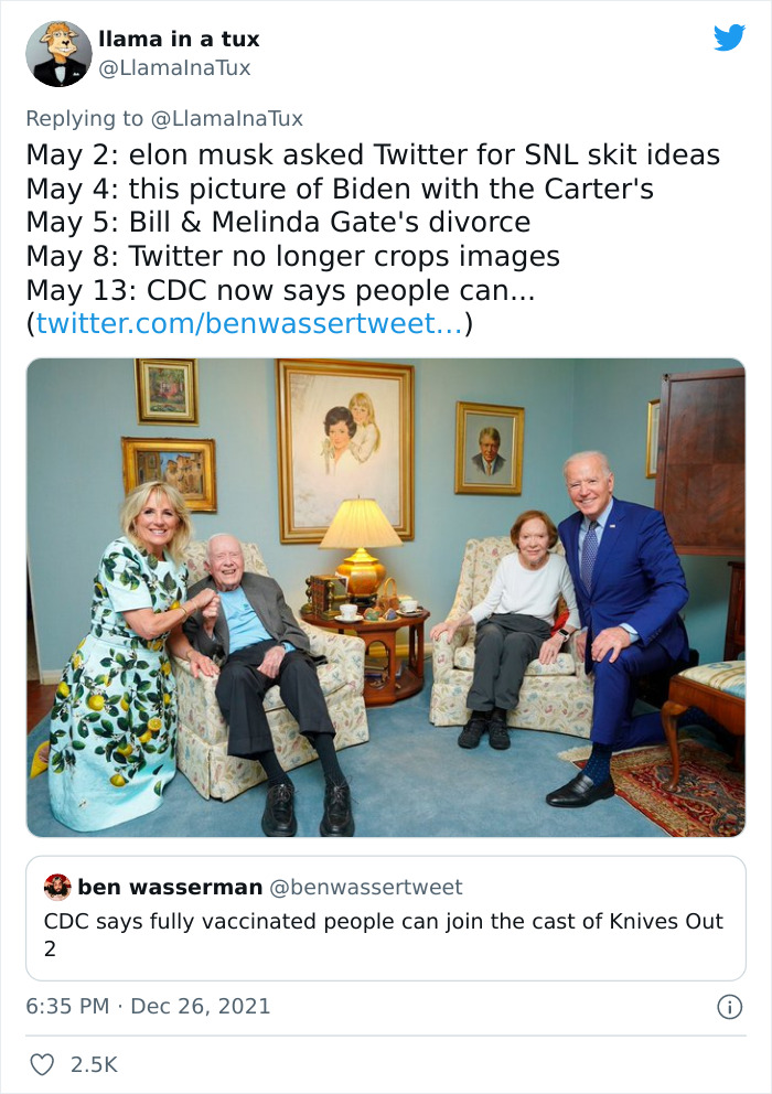 Twitter User Recaps 2021, Reminds Us Just How Crazy This Year Was