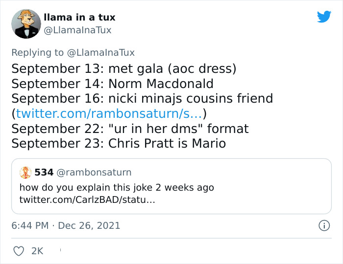 Twitter User Recaps 2021, Reminds Us Just How Crazy This Year Was