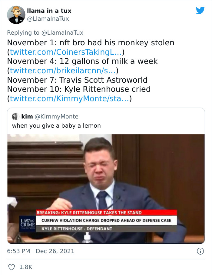 Twitter User Recaps 2021, Reminds Us Just How Crazy This Year Was