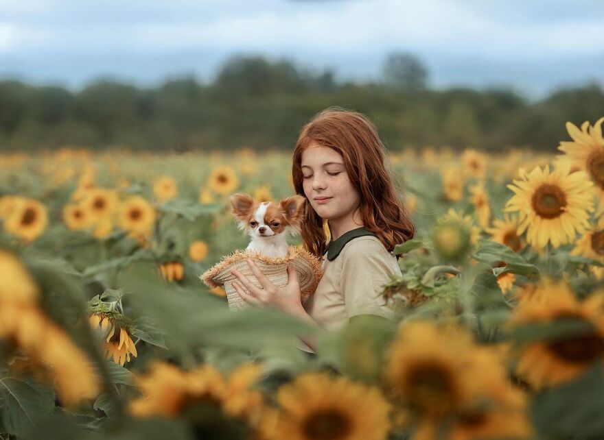 I Photograph The Magical Bond Between My Redhead Daughter And Animals