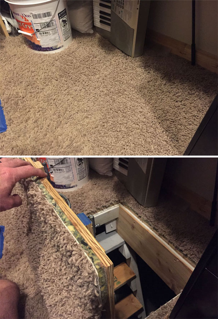 Secret Crawlspace Access Door