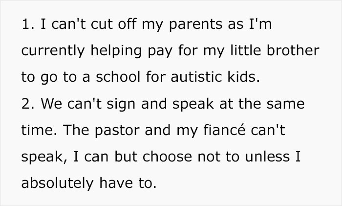 Unsupportive Mom Upset After Her Deaf Daughter Decides To Hold Her Wedding Ceremony In Sign Language