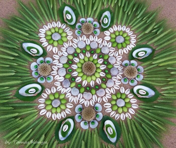 Land Art Mandala Compositions By Tamas Kanya