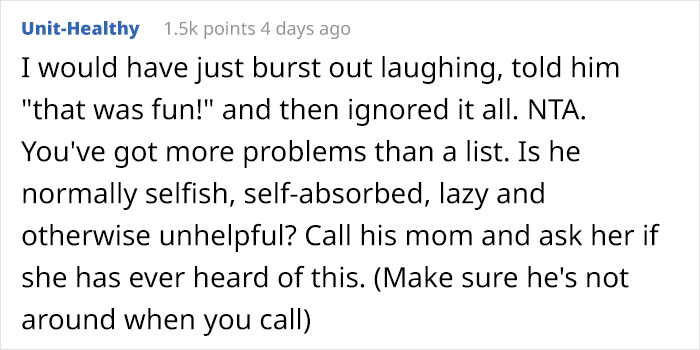 Delusional Guy Lists The Things He Expects For His "Birthday Month" And They Are Ridiculous