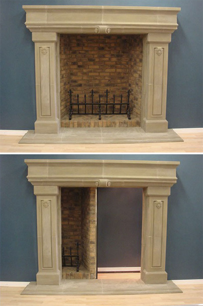 Sliding Fireplace