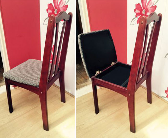 Hidden Chair Compartment