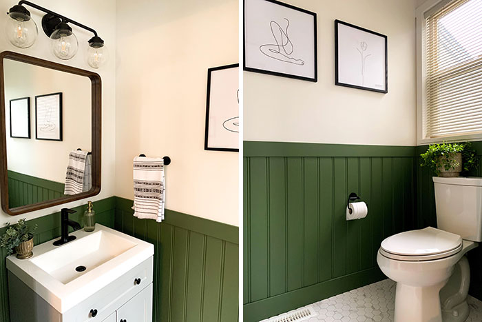 Our Powder Room Makeover!