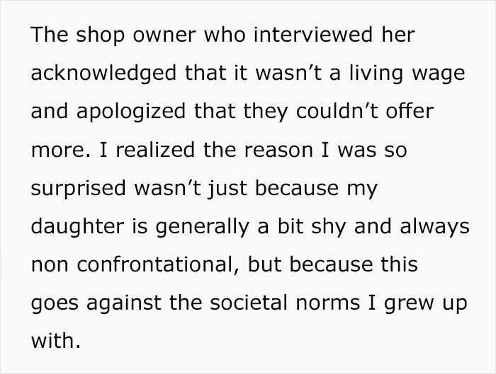 Woman Shares A Lesson She Learnt From Her 19 Y.O. Daughter Who Wouldn't Settle For A Job Paying Only $9 An Hour