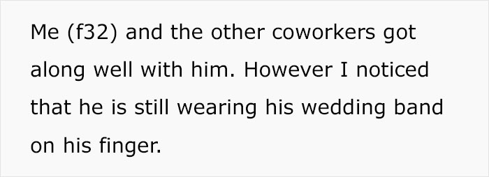 Woman Confused About Widower Still Wearing A Wedding Ring, Brings It Up During Lunch Break And Things Get Out Of Hand Woman Confused About Widower Still Wearing A Wedding Ring, Brings It Up During Lunch Break And Things Get Out Of Hand