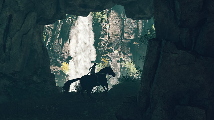 Professional Photographer With Time On His Hands At The Corona Disaster Captures In-Game Photography Of "Shadow Of The Colossus" Seriously.