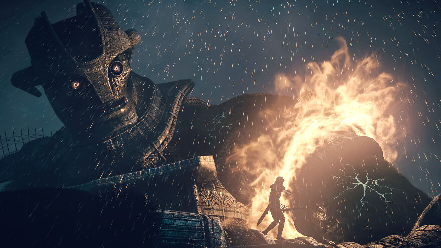 Professional Photographer With Time On His Hands At The Corona Disaster Captures In-Game Photography Of "Shadow Of The Colossus" Seriously.