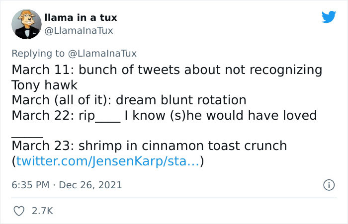 Twitter User Recaps 2021, Reminds Us Just How Crazy This Year Was