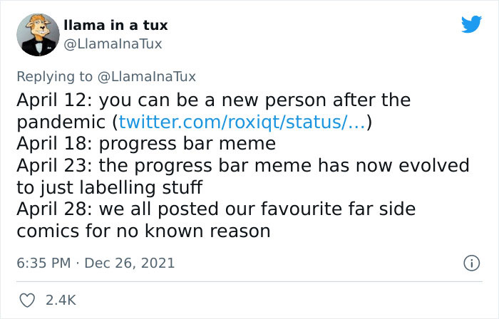 Twitter User Recaps 2021, Reminds Us Just How Crazy This Year Was